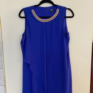 MSK Royal Blue Flowy Cocktail Dress